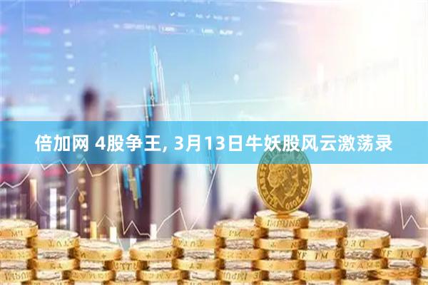 倍加网 4股争王, 3月13日牛妖股风云激荡录