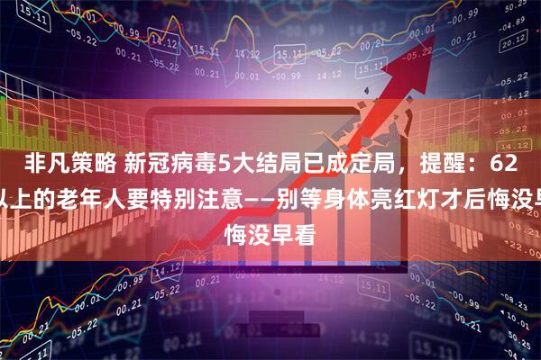 非凡策略 新冠病毒5大结局已成定局，提醒：62岁以上的老年人要特别注意——别等身体亮红灯才后悔没早看