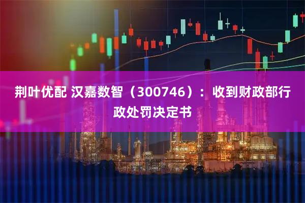荆叶优配 汉嘉数智（300746）：收到财政部行政处罚决定书