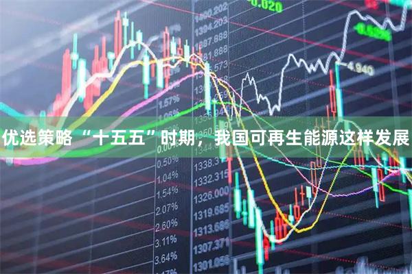 优选策略 “十五五”时期，我国可再生能源这样发展