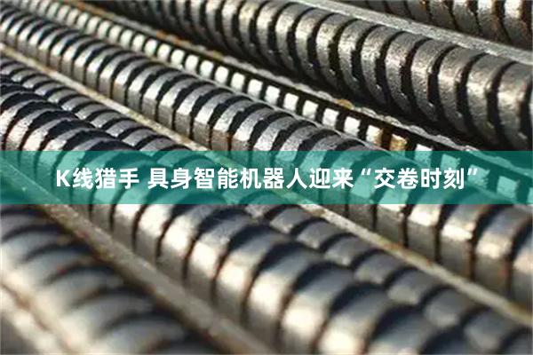 K线猎手 具身智能机器人迎来“交卷时刻”