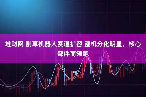 堆财网 割草机器人赛道扩容 整机分化明显,核心部件商领跑